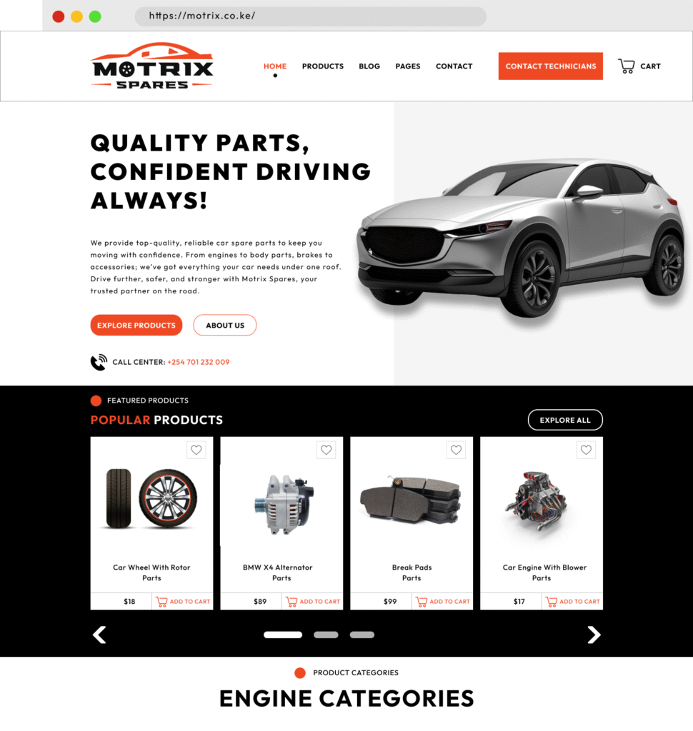 website design